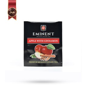 تصویر چای تی بگ امیننت eminent مدل سیب و دارچین Apple With Cinamom پک 20 تایی 