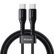 تصویر کابل شارژ دو سر تایپ سی مک دودو مدل CA-5640 طول ۲۰ سانتی متر ۶۰ وات 