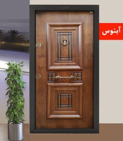 تصویر درب ضدسرقت مدل آبنوس 