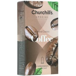 تصویر کاندوم اسپشیال روان کننده مدل قهوه بسته 12عددی چرچیلز ا Churchills Coffee Condoms 12Pcs Churchills Coffee Condoms 12Pcs