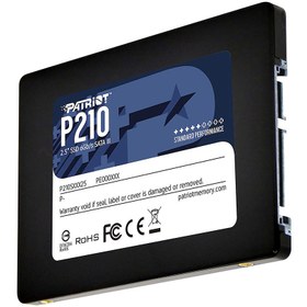 تصویر حافظه SSD اینترنال پاتریوت مدل P210 SSD SATA3 ظرفیت 512 گیگابایت Patriot P210 512GB SATA3 Internal SSD