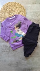 تصویر بلوزشلوار دخترونه جنس دورس کیفیت عالی - سایز 