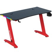 تصویر میز گیمینگ ردراگون مدل GD3111R سایز ۱۴۰ سانتیمتر RGB 
