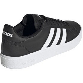 تصویر کفش تنیس مردانه آدیداس گرند کورت بیس 2.0 مشکی - سایز 7 برند Adidas adidas GRAND COURT BASE 2.0 Black Tennis SHOES for Men - 7