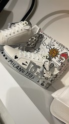 تصویر کتونی دلچه اند گابانا دخترانه مدل میلانو مستر کوالیتی کپی - 3 sneakers dolce & gabbana milano 1985