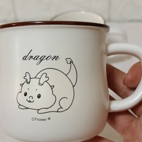 تصویر ماگ سرامیکی دایناسور 