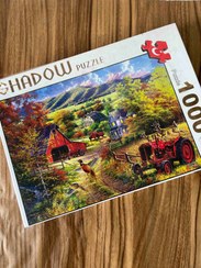 تصویر پازل ۱۰۰۰تکه طرح پاییز در مزرعه 