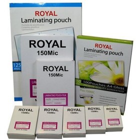 تصویر طلق پرس کارت مارک ROYAL (پس کرایه،هزینه ارسال موقع تحویل با مشتری است.) 