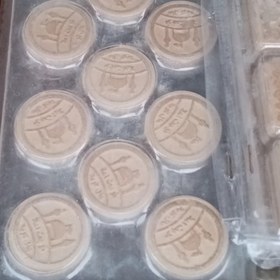 تصویر مهر نماز 9 تایی گرد 