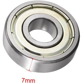 تصویر بلبرینگ شیار عمیق مینیاتوری 609ZZ برند بسکو Miniature Deep Groove Ball Bearing 609ZZ BSKO