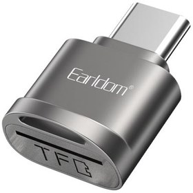 تصویر تبدیل Earldom Card Reader TO Type-C مدل ET-OT92C - خاکستری 