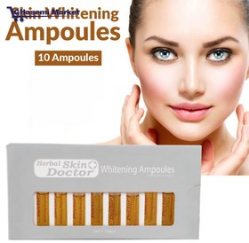 تصویر پک ویال روشن و سفید کننده صورت دکتر اسکین (بسته 10 عددی) ا Dr. Skin Lightening and Whitening Ampoule (10 packs) Dr. Skin Lightening and Whitening Ampoule (10 packs)