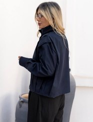 تصویر کت استر دار ترنج سرمه ای 