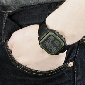 تصویر ساعت مچی دیجیتال مردانه کاسیو مدل AE-1200WHB-1BVDF ا casio AE-1200WHB-1BVDF digital watch casio AE-1200WHB-1BVDF digital watch