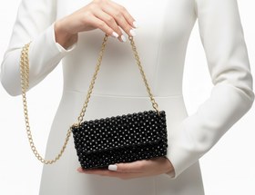 تصویر کیف مجلسی مشکی 