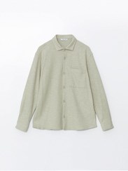 تصویر کت پیراهن مردانه با آستین بلند Regular Fit - ال‌سی وایکیکی - LC Waikiki -- 855628801- اورجینال 