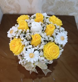 تصویر باکس گل شمع 