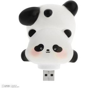 تصویر چراغ خواب USB مدل USB Voice light طرح پاندا 