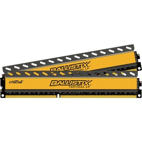 تصویر رم دسکتاپ DDR3L تک کاناله 1600 مگاهرتز CL8 کروشیال مدل BALLISTIX TACTICAL-LP ظرفیت 4 گیگابایت 