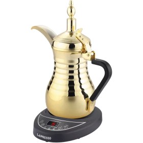 تصویر دستگاه قهوه ساز و چای ساز عربی لپرسو مدل LePresso Electrical Arabic Coffee and Tea Dallah 800W LePresso Electrical Arabic Coffee and Tea Dallah 800W