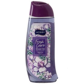 تصویر شامپو بدن هوبی مدل Fresh Care حاوی عصاره گل مگنولیا حجم 500 میل Hobby Fresh Care body shampoo containing magnolia flower extract