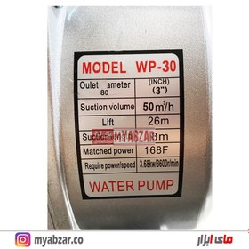 تصویر پمپ آب بنزینی هوندا 3 اینچ درجه یک ROYAL مدل WP-30 