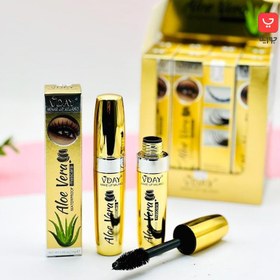 تصویر ریمل فرچه مویی ضد آب و ضد حساسیت وی دی VDAY مدل Aloe Vera VDAY waterproof and hypoallergenic hair brush mascara, Aloe Vera model