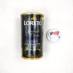 تصویر زیتون سیاه 375گرمی Loreto 