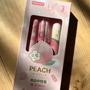 تصویر خودکار گریپدار موکا طرح هلو - بسته ۳تایی 