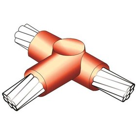 تصویر قالب جوش اتصال سه راه انشعاب “T” شکل (CC-TH) Wire to Wire