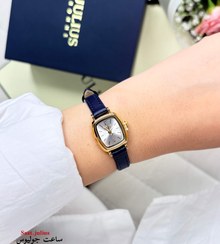 تصویر ساعت جولیوس زنانه بند چرم مدل JA-1445 - بند سرمه ای JULIUS