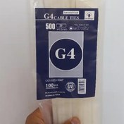 تصویر بست کمربندی پلاستیکی با طول 50 سانت عرض 4.8 میلیمتر G4 cable tie