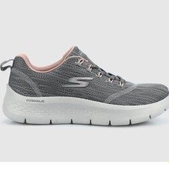 تصویر Go Walk Flex زنانه کفش ورزشی خاکستریصورتی اسکچرز Skechers 