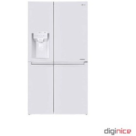 تصویر یخچال ساید بای ساید ال جی 34 فوت مدل GR-J327PBS ا LG Side By Side GR-J327PBS Refrigerator LG Side By Side GR-J327PBS Refrigerator
