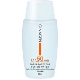 تصویر ژیناژن کرم ضدآفتاب بی رنگ اس پی اف50+ - 1406/03 / پوست چرب و مختلط GIINAGEN FUSION LIQUID SUNSCREEN SPF50+