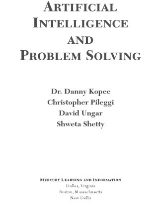 خرید و قیمت دانلود کتاب Artificial Intelligence and Problem Solving ...