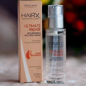 تصویر سرم بازسازی کننده و رفع مو خوره التیمیت ریپیر هیراکس HairX Advanced Care Ultimate Repair Nourishing Split Ends Serum