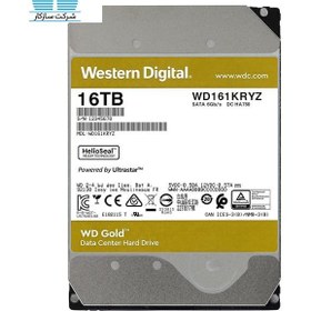 تصویر هارد اینترنال وسترن دیجیتال 16 ترابایت گلد ‎WD161KRYZ Gold Western Digital WD161KRYZ Gold 16TB Datacenter Internal Hard Drive