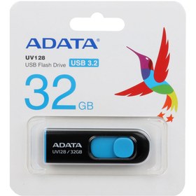 تصویر فلش مموری ای دیتا  UV128 با ظرفیت 32 گیگابایت ADATA DashDrive UV128 USB 3.2 Flash Memory 32GB