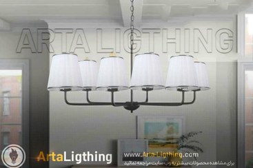 تصویر لوستر آویز آرتا / کد 626 