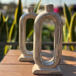 تصویر شمعدان دکوراتیو سرامیکی لاستر 