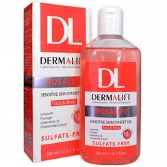 تصویر ژل شستشو صورت درمالیفت مدل روزالیفت حجم 200 میلی لیتر 