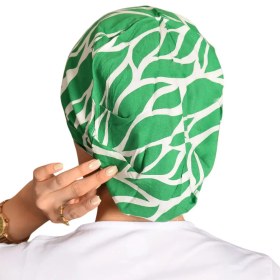 تصویر کلاه حجاب طرح‌دار کد 129 