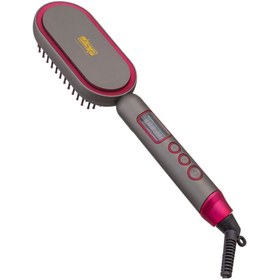 تصویر برس حرارتی مدل 10248 دی اس پی نقره ای DSP Straightener Brush 10248