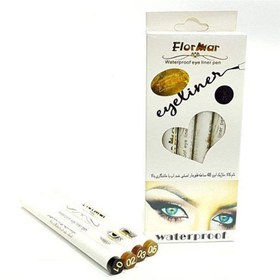 تصویر ماژیک ابرو 48 ساعته فلورمار شماره 03 Flormar Waterproof Eyeliner Pen 