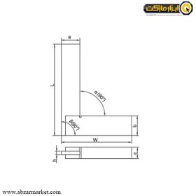 تصویر گونیا صنعتی لبه دار 130.200 میلی متر آکاد مدل 02-008-845 