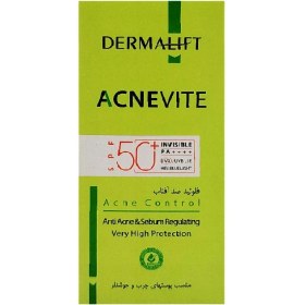 تصویر فلوئید ضد آفتاب پوست چرب و جوشدار SPF 50 آکنویت - درمالیفت 