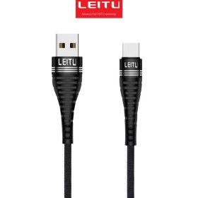تصویر کابل تبدیل USB به USB-C لیتو مدل LD-11 طول 1 متر کابل تبدیل USB به USB-C لیتو مدل LD-11 طول 1 متر