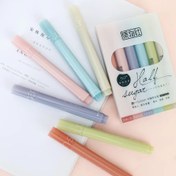 تصویر هایلایتر پاستلی ۶ عددی 