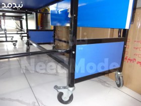 تصویر میز پینگ پنگ شیشه ای پارکی ثابت Olympic P2 